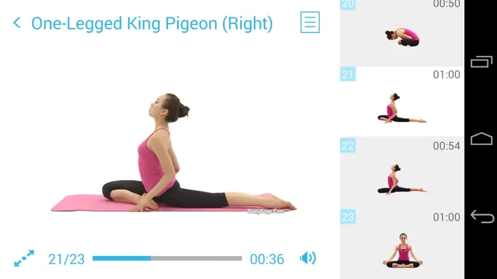 Prenatal Yoga android App screenshot 4